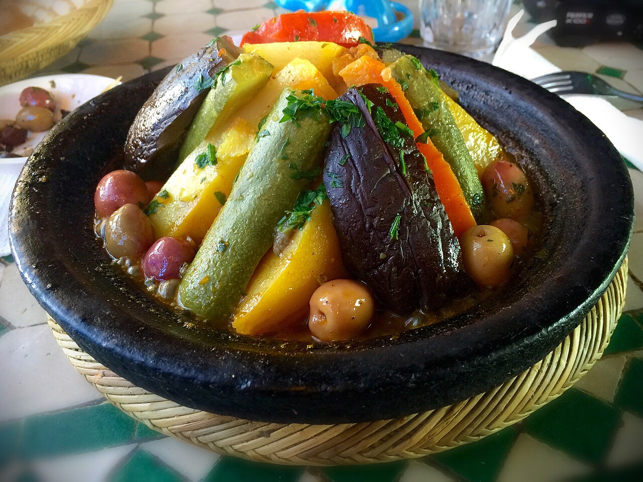 Moroccan Vegetable & Chickpea Tagine